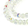 Transparent Glass Beads Strands EGLA-N016-3mm-06-3