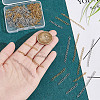 100Pcs 4 Style 304 Stainless Steel Curb Chain Extender STAS-UN0054-01-4
