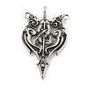 316 Surgical Stainless Steel Pendants STAS-E212-156AS-1