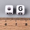 Opaque Acrylic Beads SACR-N020-04A-G-4