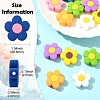 14Pcs 7 Colors Silicone Beads SIL-CJ0002-90-2