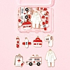 18Pcs 7 Styles Medical Theme Alloy Enamel Pendants FIND-FS0004-36-6