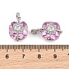 Brass Pave Cubic Zirconia Pendants CU-CBAA6E8-02P-3
