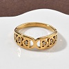 304 Stainless Steel Cubic Zirconia Finger Rings for Women RJEW-F189-03G-3