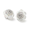 Acrylic Rhinestone Rondelle Beads CLAY-NH0003-02AS-07-2