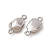 304 Stainless Steel Connector Charms STAS-N124-60P-2