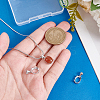 3Pcs Sterling Silver Basket Pendant Setting with Prongs Mounting FIND-PH0028-44-3