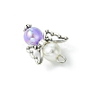Imitation Pearl Acrylic Pendants PALLOY-JF02624-03-5