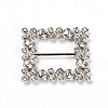 Square Alloy Buckles JEWB-WH0014-10B-1