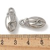 Anti-Tarnish 304 Stainless Steel Pendants STAS-Q334-18P-3