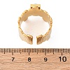 304 Stainless Steel Adjustable Open Cuff Rings LS-RJEW-K294-01G-3