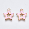 Alloy Enamel Pendants ENAM-S121-027B-2