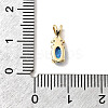 Synthetic Opal Flat Round Oval Charms KK-H089-05B-02-3