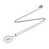 Non-Tarnish 201 Stainless Steel Pendant Necklaces NJEW-S105-JN599-45-1-2