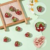 10Pcs Clay Polymer Rhinestone Beads RB-YW0001-28-2