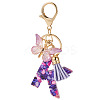 Resin Butterfly Pendant Keychains KEYC-TAC0034-03K-1