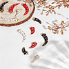 12Pcs 6 Styles Rack Plating Alloy Enamel Pendants ENAM-LP0001-48A-1