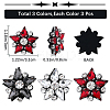 9pcs 3 colors Star Appliques PATC-GF0001-40-2