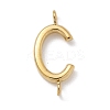 304 Stainless Steel Letter Connector Charms STAS-M108-01G-03-1