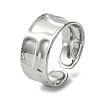 Non-Tarnish 304 Stainless Steel Open Cuff Ring LS-RJEW-L110-019P-1