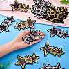 24Pcs 2 Colors Polyester Heat Transfer Vinyl Sheets PATC-TA0001-22-7
