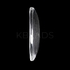 Transparent Oval Glass Cabochons X-GGLA-R022-30x20-5