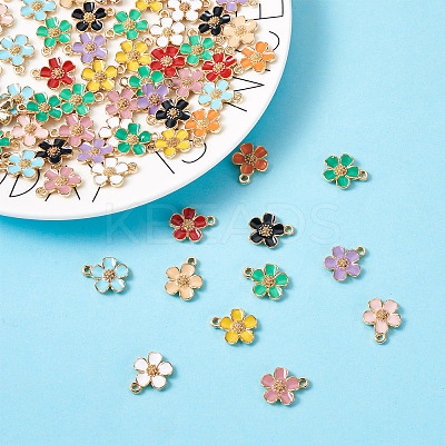72Pcs 12 Colors Eco-Friendly Zinc Alloy Pendants FIND-CD0001-20-1