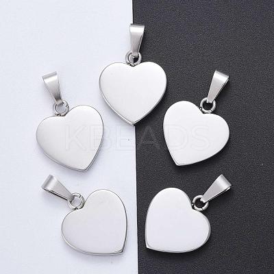 Tarnish Resistant Fashionable 304 Stainless Steel Stamping Blank Tag Pendants STAS-J002A-01-1