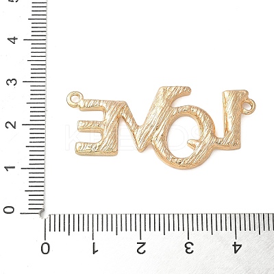 Alloy Crystal Rhinestone Word LOVE Connector Links Charms FIND-M052-09G-NR-1