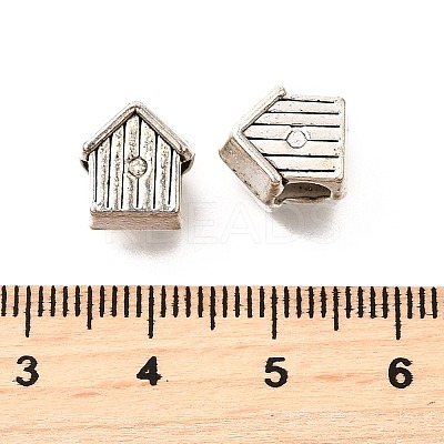 Tibetan Style Alloy European Beads TIBE-L008-32AS-1