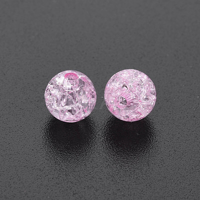Transparent Crackle Acrylic Beads MACR-S373-66-N04-1