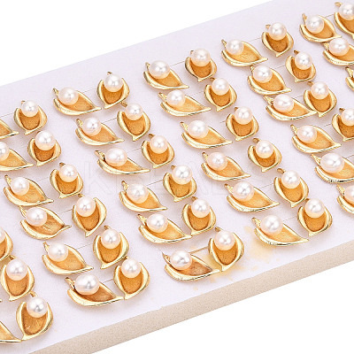 Natural Pearl Stud Earrings PEAR-N020-06E-1