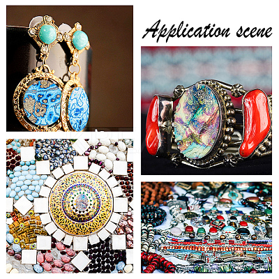 Glass Cabochons GLAA-NB0001-68B-1