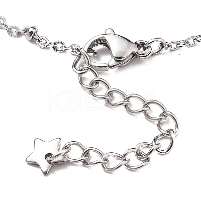Tarnish Resistant 304 Stainless Steel Cable Chain BJEW-JB05632-01-1