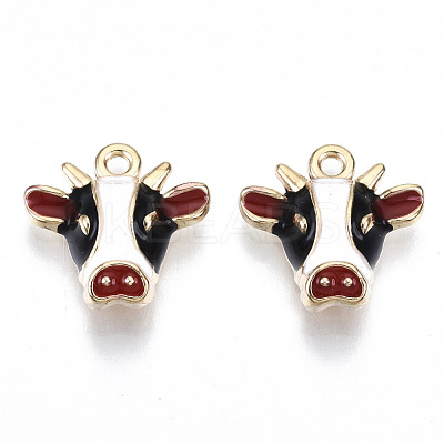 Alloy Enamel Charms X-PALLOY-N160-008-RS-1