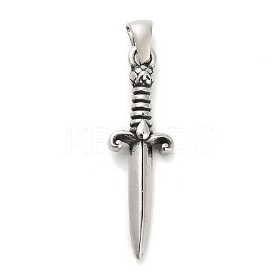 316 Surgical Stainless Steel Pendants STAS-A123-04A-AS-1