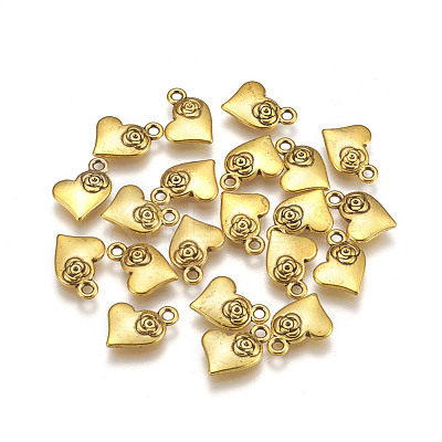 Tibetan Style Alloy Pendants TIBEP-ZN40251-G-LF-1