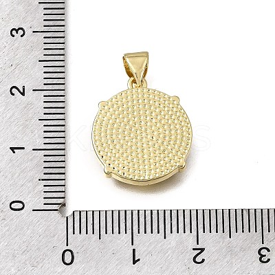 Brass Acrylic Pendants KK-G602-04B-02-1