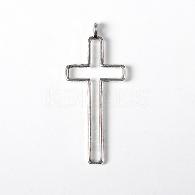 Tibetan Style Alloy Hollow Cross Pendants LS-EAA353Y-1
