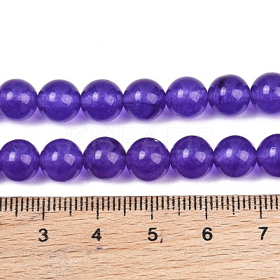 Dyed Natural White Jade Beads Strands GG-CBAD029-A02-8mm-1