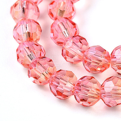 Baking Paint Transparent Glass Beads X1-DGLA-A035-T4mm-A01-1