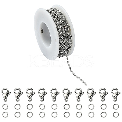 DIY Chain Necklace Bracelet Making Kit DIY-YW0008-25-1