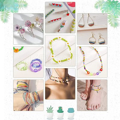 DIY Glass Seed Bracelet Making Kit DIY-PH0005-99-1