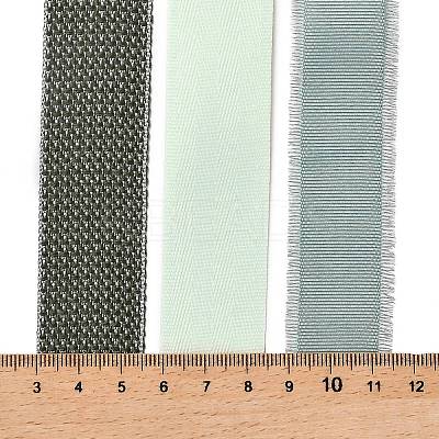 9 Yards 3 Styles Polyester Ribbon SRIB-A014-C07-1