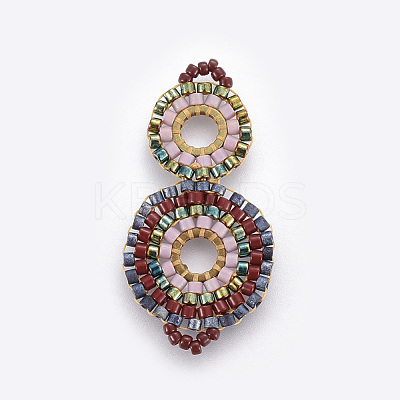 MIYUKI & TOHO Handmade Japanese Seed Beads Links SEED-A027-G07-1