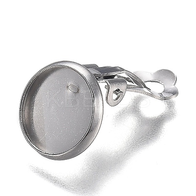Tarnish Resistant 304 Stainless Steel Clip-on Earring Setting LS-STAS-I166-33P-1
