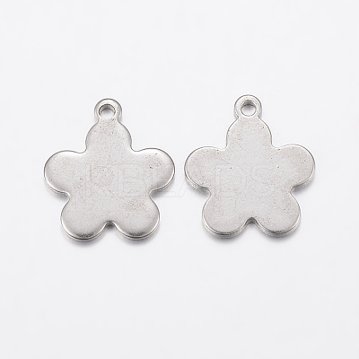 Tarnish Resistant 304 Stainless Steel Charms STAS-L200-46P-1