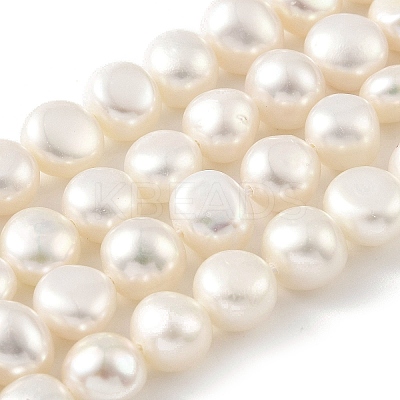Natural Cultured Freshwater Pearl Beads Strands PEAR-A006-08G-1