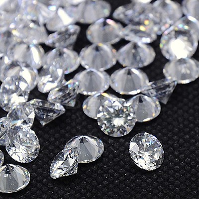 Diamond Shape Grade AAA Cubic Zirconia Cabochons LS-ZIRC-J013-01-1.2mm-1