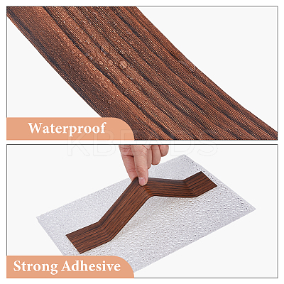 Self-Adhesive PVC Woodgrained Paper DIY-WH0632-19B-02-1